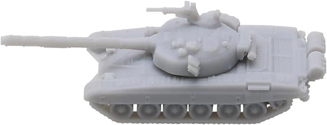 10PCS 1/2000-1/350 Scale DIY Model Tank T-72B Main Battle Tanks Military Model for DIY Hobby Scene Assembly Mould(1/350 (30mm))