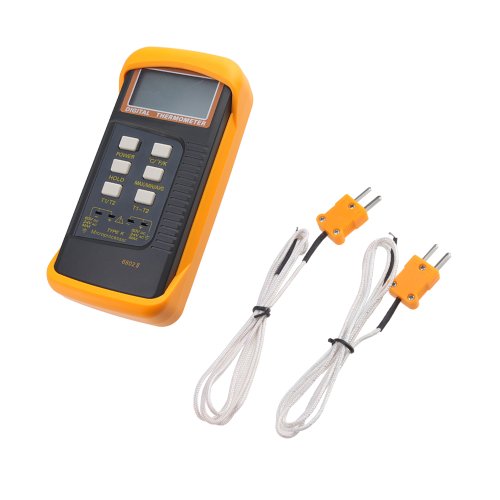 Dodolight Digital Dual Two Channel 2 K-Type Thermometer Thermocouple Sensor 1300 2372