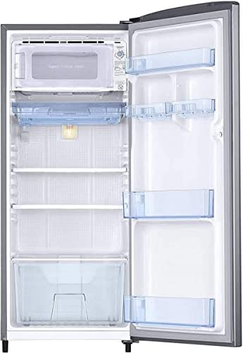 Image of Samsung 192 L 1 Star Direct Cool Single Door Refrigerator Appliance (RR19A20CAGS /NL, Gray Silver, 2022 Model)