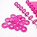 ITSYHPRO 33pcs Planner Discs for Discbound Notebook Accessories 0.94 inch Binder Rings Heart Expansion Disc Binding Discs(33pcs Rose Pink 0.94 inch/24 mm)