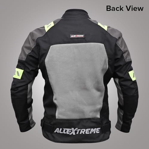 Allextreme Store AllExtreme BAZOOKA Motorcycle Riding Jacket (Medium, - Image 6