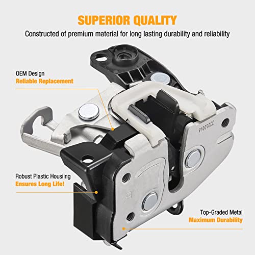 Image of SYERAL Door Lock Actuator Front Right Passenger Side Door Latch Compatible with Ford Excursion F-150, F-250 F-350 Super Duty, Compatible with Lincoln Mark LT 6C3Z-2521812-A