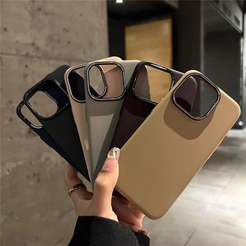 Coque antichoc pour iPhone 15 Pro Max avec protection d'objectif en métal