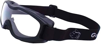 Guard-Dogs Goggles, Evader 2 Matte Black (Clear w/FogStopper®)