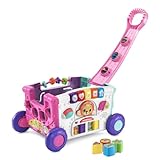 VTech Sort and Discover Activity Wagon for Toddlers, Pink