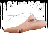 Accesorio para nariz de de Halloween – Prótesis de verrugas realistas | Nariz de disfraz de látex con pegamento, accesorio de cosplay espeluznante para juegos de rol, teatro, eventos comerciales