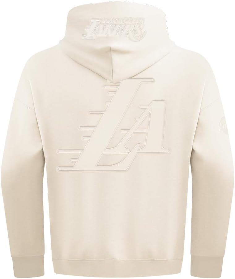 Pro Standard Mens NBA Los Angeles Lakers Luka Doncic #77 Neutral Player Pull Over Hoodie Eggshell S - Image 2