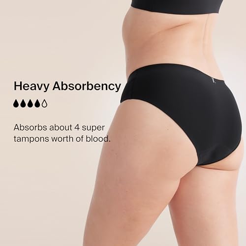 KNIX Super Leakproof Bikini - Period Underwear for Women - Machine Washable, Reusable (1 Pack)3