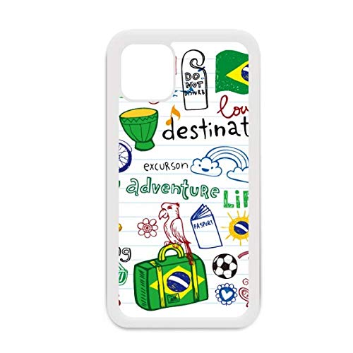 Coque iPhone 12 Pro Max Adventure Life Brazil Journey blanche haute finition