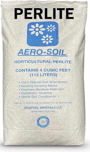 AeroSoil Premium Horticultural Grade Soil Additive Drainage and Growth-Coarse 4 Cubic Foot Perlite