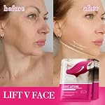 Collagène V ligne de levage Masque Double Chin Réducteur 10PCS Masque visage de soins hydratant et raffermissant