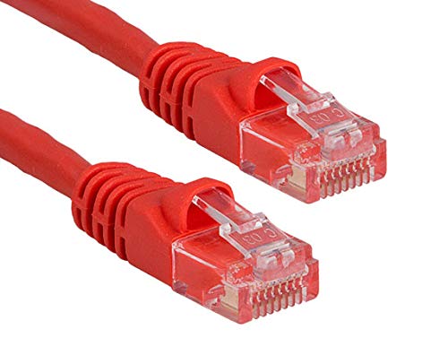 Cable Leader Cat6 550 MHz UTP Crossover Ethernet 7.62 m Rojo miniatura 1