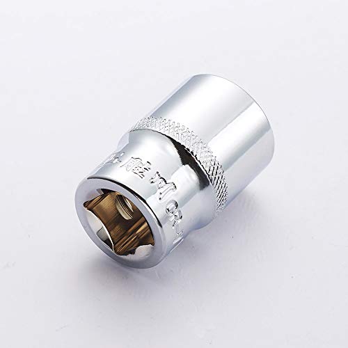 Utoolmart 18mm 12 Point Torx Shallow Socket 1/2inch Drive Chrome Vanadium Steel 38mm Length Universal Spline Shallow Impact Plum Sleeve for DIY Hand-Making Automotive Repairs 3pcs - Image 2