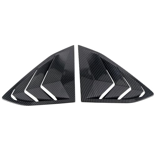 Cache de persiennes Corvette C8 look carbone pour vitre latérale arrière