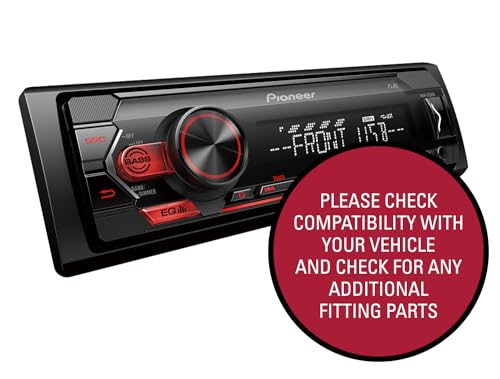 Pioneer MVH-S120UB Autoradio, 1DIN mit RDS und USB-Anschluss