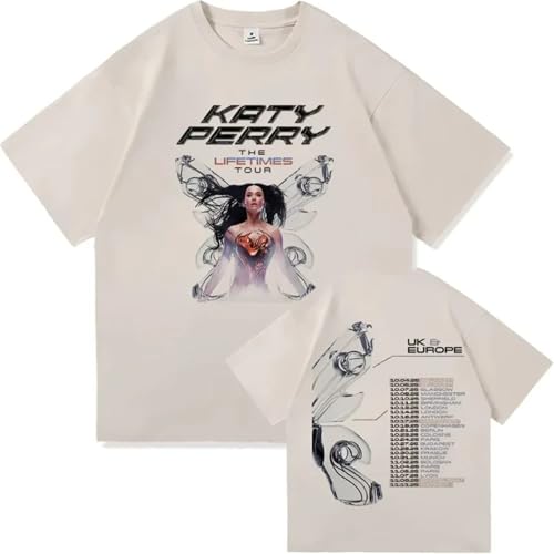 Camiseta Katy-Perry Tour 2025 Moda Impresa Manga Corta Mujer...