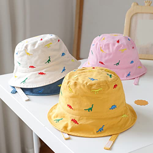 Viunychn Chapeau UV pour enfants filles et tout-petits - Chapeau de soleil respirant - Chapeau de pêcheur à large bord décontracté - Chapeau d'été d'extérieur - Chapeau de plage - Chapeau de pêche – vue 3