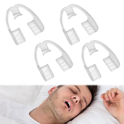 Mouth Guard for Teeth Grinding,4 Pcs Teeth Grinding Night Guard for Adults,Universal Night Guard Teeth Grinding Adult,Mouth Guard for Bruxism,Teeth Guard for Night Grinding for Men Women Night Sleep