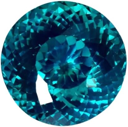 32-34 Ct Rare Green Ceylon Sapphire Loose Gemstone – Certified Round Cut 19×19×11mm | Brilliant Crystal for Rings, Healing Energy & Jewelry Making