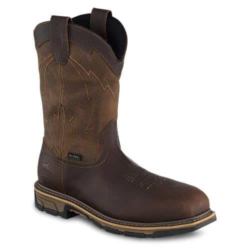 Image of Irish Setter Marshall 11 inch Mens Non-Metallic Toe Work Boot, Brown, 8.5 W
