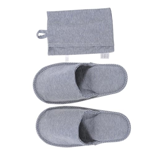 VINTORKY Pantofole Da Viaggio Portatili Traspiranti e Pieghevoli Con Fondo Morbido Per Uomo e Donna Leggere e Facili Da Pulire Da Salvaspazio Con Borsa Per Bagaglio