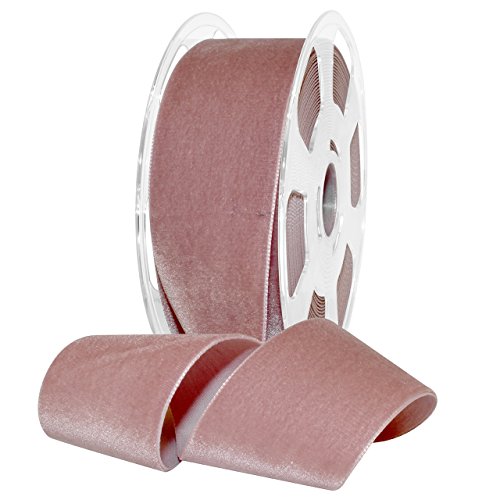 Morex Ribbon Nylvalour Velvet Ribbon, Nylon, 2 inches by 11