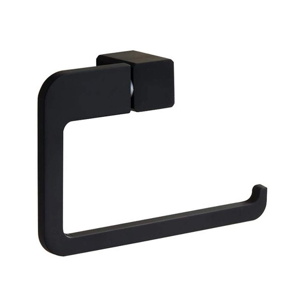 XYNSNDB Porta Carta igienica da Bagno Porta Rotolo di Carta velina in Acciaio Inox Nero Opaco, Supporto da Parete