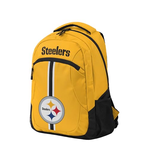 Image of FOCO Pittsburgh Steelers NFL Alternate Color Action Backpack - Yellow