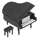 Estilo lindo: el piano en miniatura adopta una mano de obra exquisita y una apariencia pequeña, y el estilo lindo es adecuado para los niños como juguetes