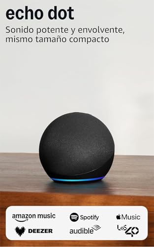 Miniatura 3 de Echo Dot (Última generación) con Alexa+, Antracita + WiZ Enchufe Inteligente (Tipo F), Pack Smart Home con Control por Voz