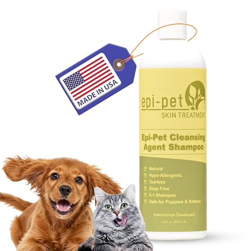 Epi-Pet Cleansing Agent Pet Shampoo, 16-Ounce