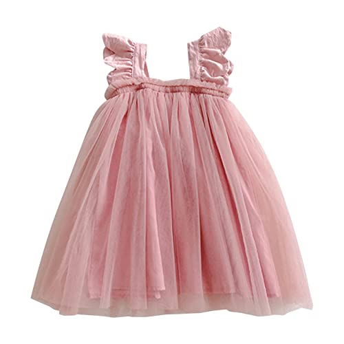 Sgaogew Red Dresses For Little Girl Sleeveless Grapic Paillette Princess Dress Dance Party Prom Birthday Gown #TOP22