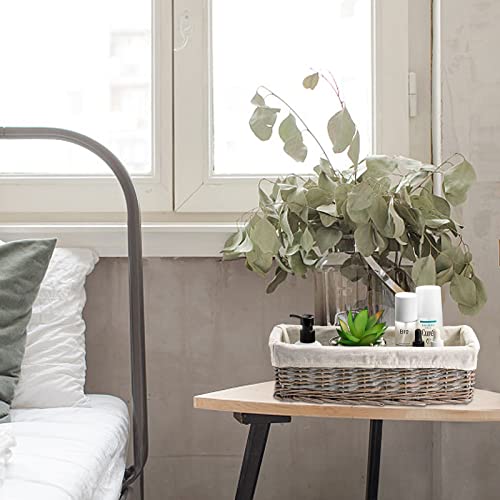 SOUJOY 2 Pack Wicker Bathroom Basket,36×15×10.5 cmToilet Paper Basket Organizer, Toilet Tank Top Storage Bin with Removable Liner, Decorative Baskets for Closet, Bedroom, Bathroom, Entryway, Office - Cosy Home Interiors SOUJOY 2 Pack Wicker Bathroom Basket,36×15×10.5 cmToilet Paper Basket Organizer, Toilet Tank Top Storage Bin with Removable Liner, Decorative Baskets for Closet, Bedroom, Bathroom, Entryway, Office - Image 6