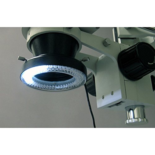 Amscope Led-64A 64 Led Lighting-Direction-Adjustable Microscope Ring Light + Adapter #TOP4