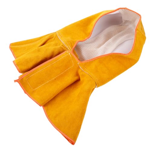 OSALADI Casco De Soldadura Guantes a Prueba De Calor Veneno Mitts De Horno Polainas Soldador Guantes Resistentes Al Calor Women Ultravioleta Tapas Para Soldar Cuero