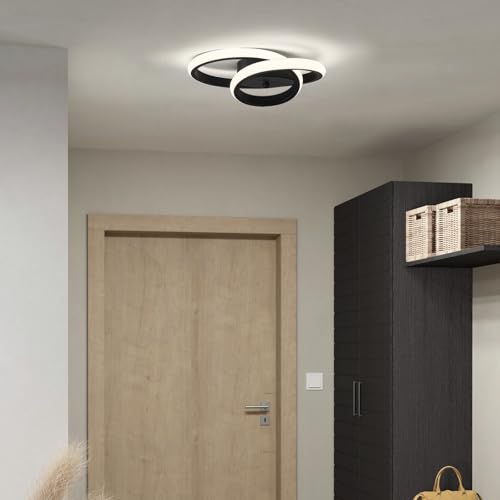 WOKNOS LED Deckenleuchte Schwarz