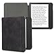 kwmobile Klapphülle kompatibel mit Tolino Vision 6 Hülle - eReader Case aus Kunstleder - Cover - Anthrazit