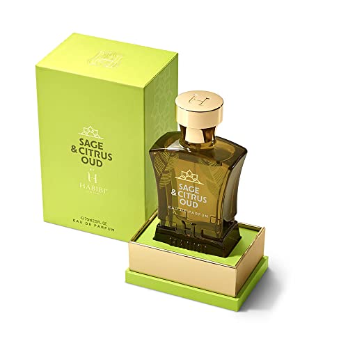 H Habibi Sage & Citrus Oud Find Your Signature Scent With This Luxury Mens Edp - Eau De Parfum Fragrance - Unique & Long-Lasting Cologne For Men Made With Rare Exotic Notes #TOP2