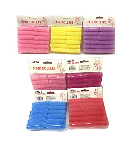 24 Piece Self Grip Mini Small Hair Vented Rollers Pro Salon Hairdressing Curlers