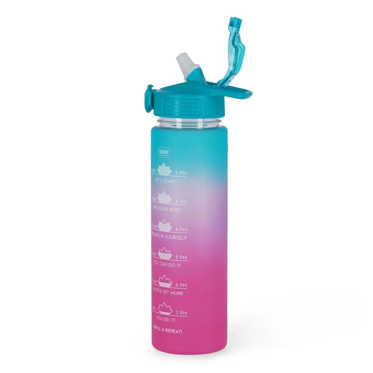 Custodia Termica Linkidea Per Bottiglia Smartwater 33.8 Fl Oz – Neoprene Rosa Con Cerniera E Cinturino
