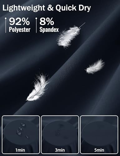 MAGCOMSEN Mens Hiking Shorts 7 Inch Quick Dry Lightweight Fishing Workout Athletic Water Resistant Shorts with Zipper Pockets3