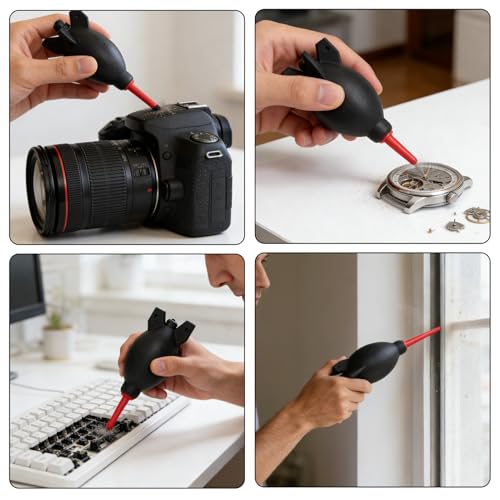 Super Rocket-Air Blower,Luftgebläse,Kamera Reinigung Dust Rocket,Blasebalg,Blasebalg Kamera,Kamera Blasebalg,Reinigung Empfindlicher Oberflächen,Für Objektiv,Kamera,Sensor,Dslr,Tastatur,Optik