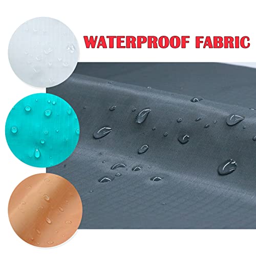 9KM DWLIFE 40D Waterproof Ripstop Nylon Fabric 3oz Nylon Sheets PU Coating Tear Resistant for Outdoor Cover Tent Kite Bag Material(Gray,1 Meter(100cm x 152cm)) - Image 3