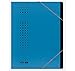 Produktbild Elba Ordnungsmappe chic, Karton (RC), 450 g/qm, A4, 7 Fcher, blau