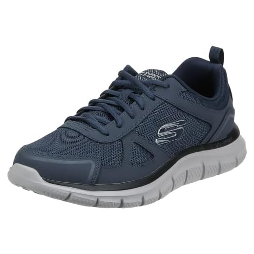 Skechers Track Scloric, Zapatillas Hombre, Azul (Navy), 43 EU