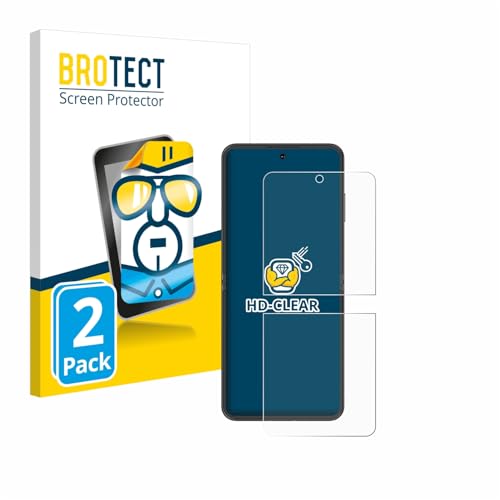 BROTECT Protector Pantalla para Nubia Flip 5G Protector Transparente (2 Unidades) Anti-Huellas