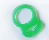 Silikonring (Adapter) für Schnullerketten grasgrün (9)
