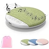 Bluetooth Pillow Speaker for Sleeping, Mini Portable Under Pillow Speaker with White Noise Timer Wireless Sleep Aid with Stereo Bass Private Sleep Headphones, Privacy & Meditation (Green)