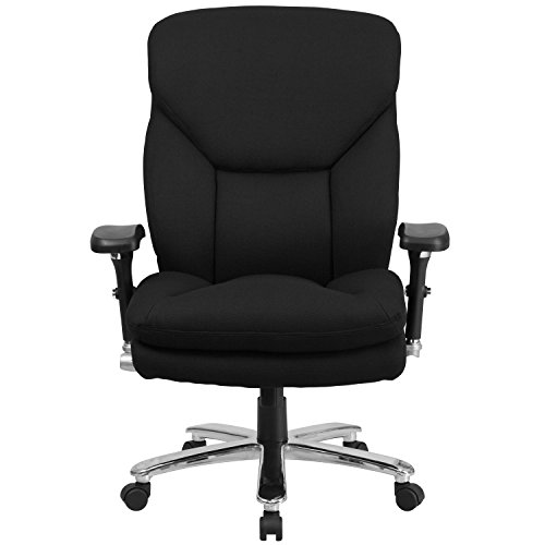 Flash Furniture Hercules Series Swivel Office Chair with Extra Wide Seat, Ergonomic High-Back Executive Chair with Padded Seat and Arms, Black by Flash Furniture - Image 7
