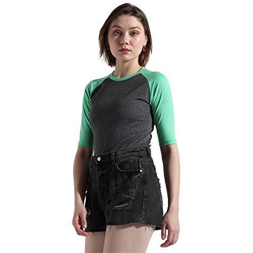 Image of Campus Sutra Women's Cotton Regular Tops